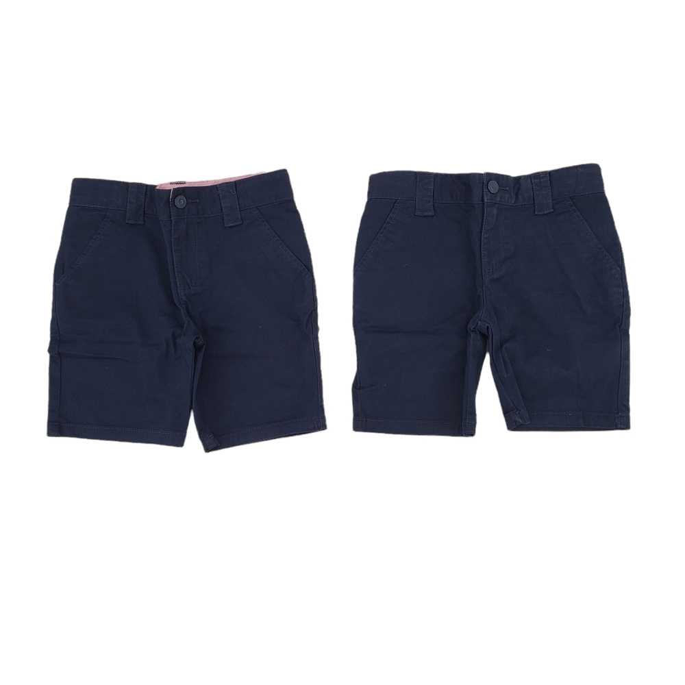NWT Cat & Jack Girls School Uniform Shorts Size 4 Two Pack Fighter Pilot…